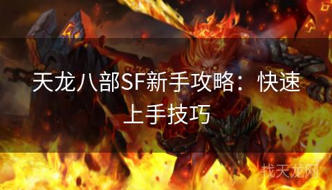 天龙八部SF新手攻略：快速上手技巧