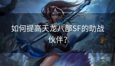 如何提高天龙八部SF的助战伙伴？