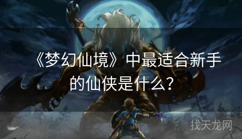 《梦幻仙境》中最适合新手的仙侠是什么？