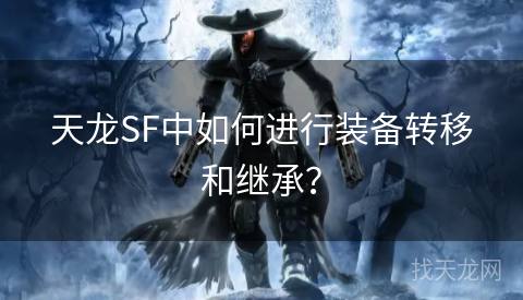 天龙SF中如何进行装备转移和继承？