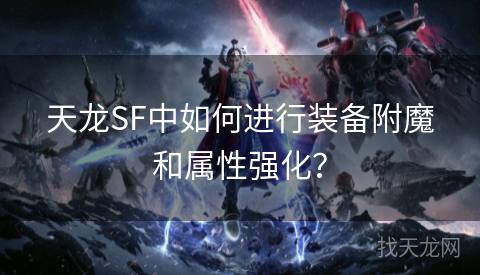 天龙SF中如何进行装备附魔和属性强化？