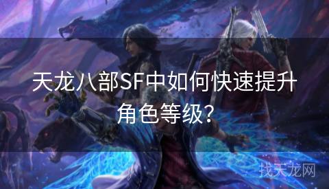 天龙八部SF中如何快速提升角色等级？