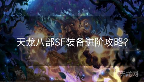 天龙八部SF装备进阶攻略？