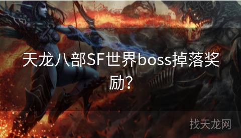 天龙八部SF世界boss掉落奖励？