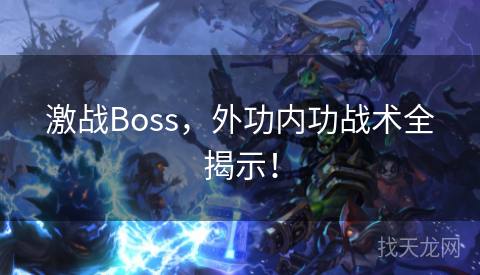 激战Boss，外功内功战术全揭示！