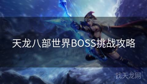 天龙八部世界BOSS挑战攻略